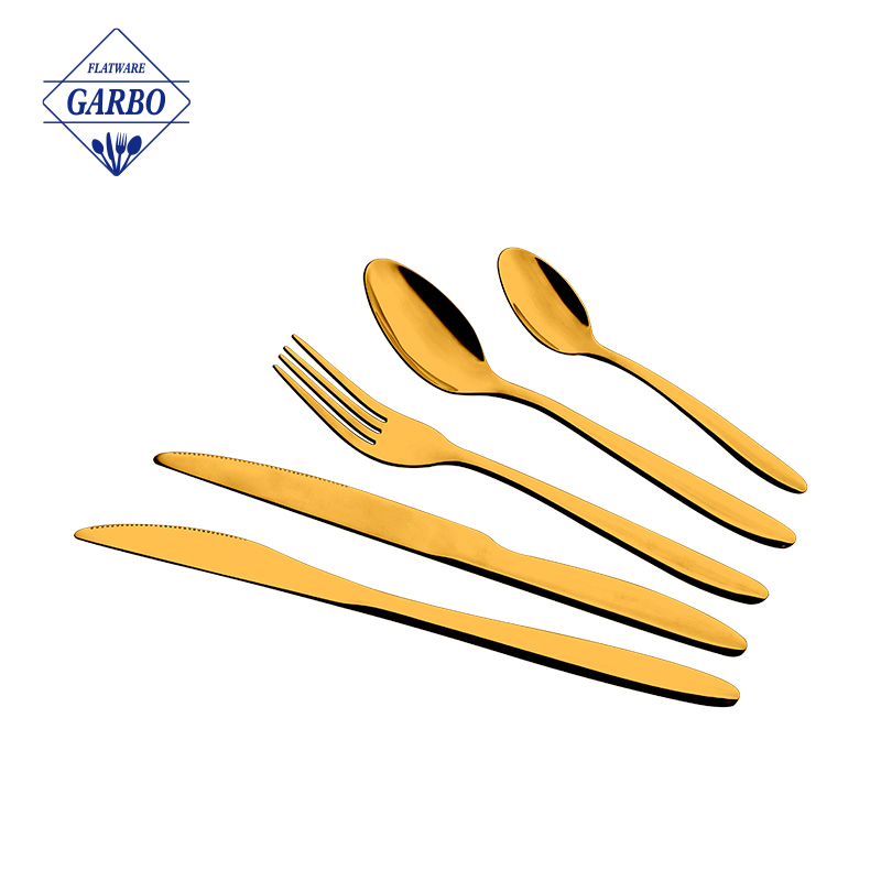 Mystery of colored stainless steel flatware