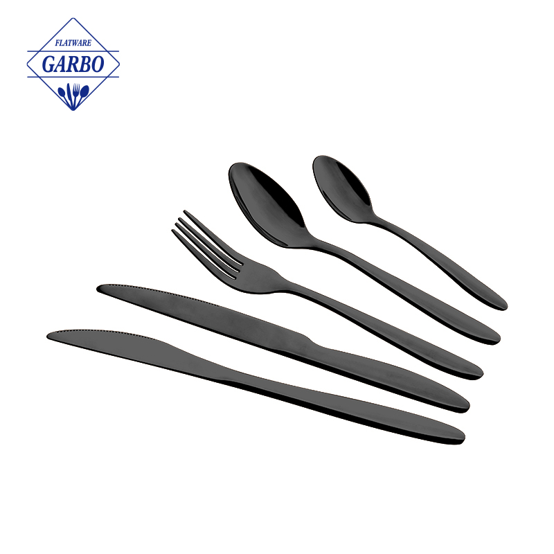 Mystery of colored stainless steel flatware