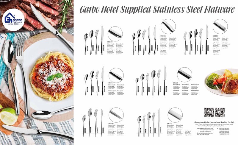 What is the latest stainless steel flatware for hotel supplied