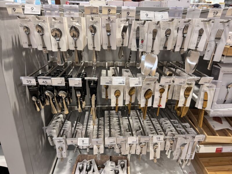 When Garbo Flatware in the Saudi Arabic Super Markets On Sale