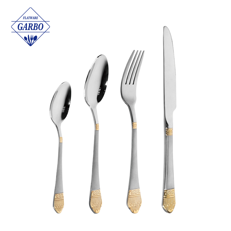 Russia Hot Sale Gold Cutlery Set Wholesaler