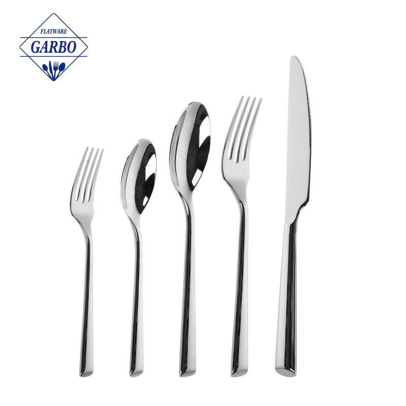 The top 4 best selling high-end 430 stainless steel cutlery set in Garbo Flatware