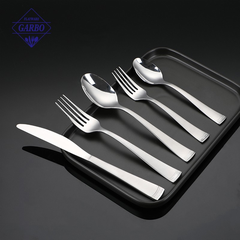 430ss mirror polish 5pcs cutlery sets china manufacture