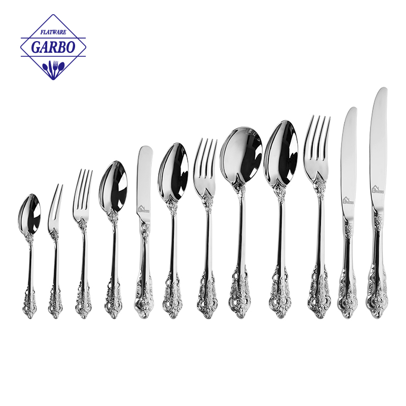 Amazon Hot Selling 304(18/10) SS Cutlery Set with Vintage Handle