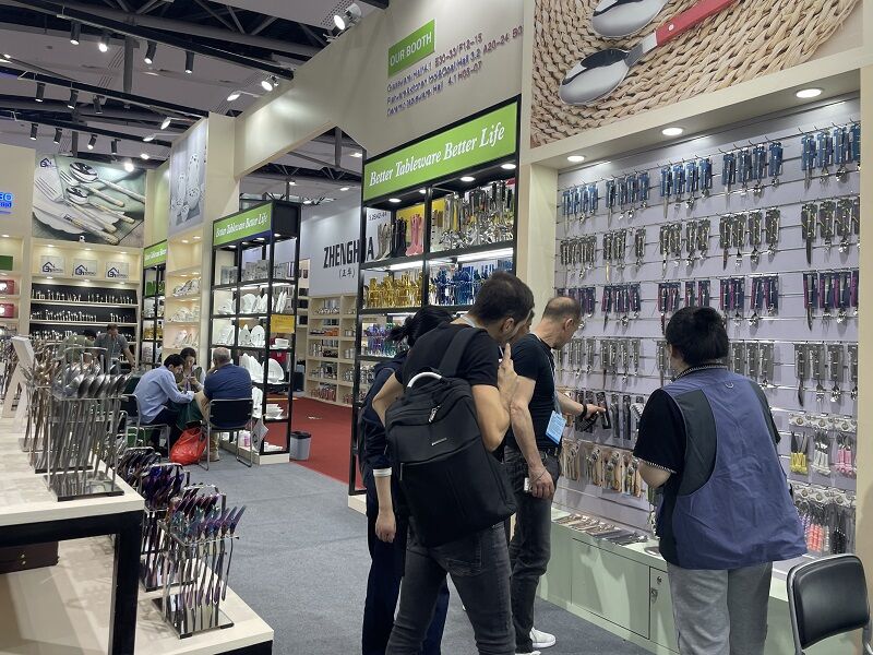 The 136th Canton Fair: Garbo booth fully demonstrates the professionalism of the cutlery factory