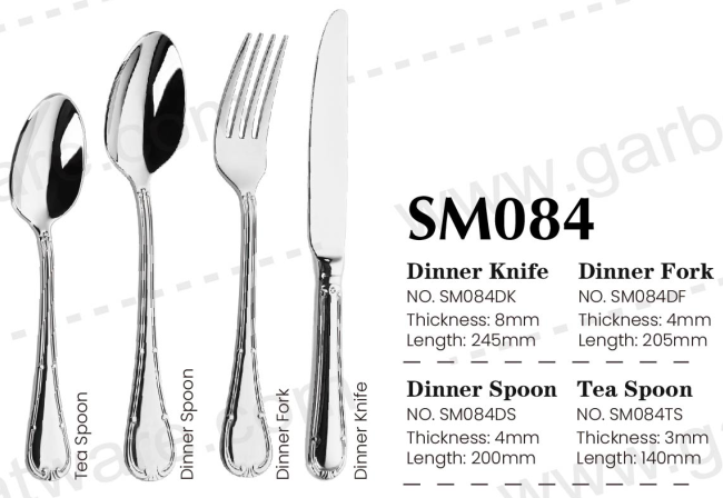 Garbo's exclusive high-end cutlery inventory