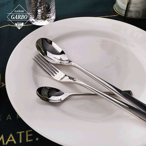 Hot Selling Simple Design Eco-friendly Stainless Steel Tableware Customized Cutlery Set