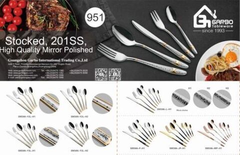 What is the quality of the flatware in stock from Chinese tableware manufacturers?