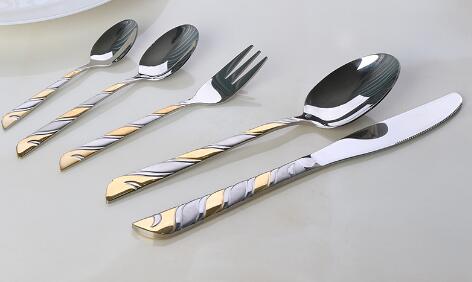 Hot selling stainless steel cutlery set for Middle East countries