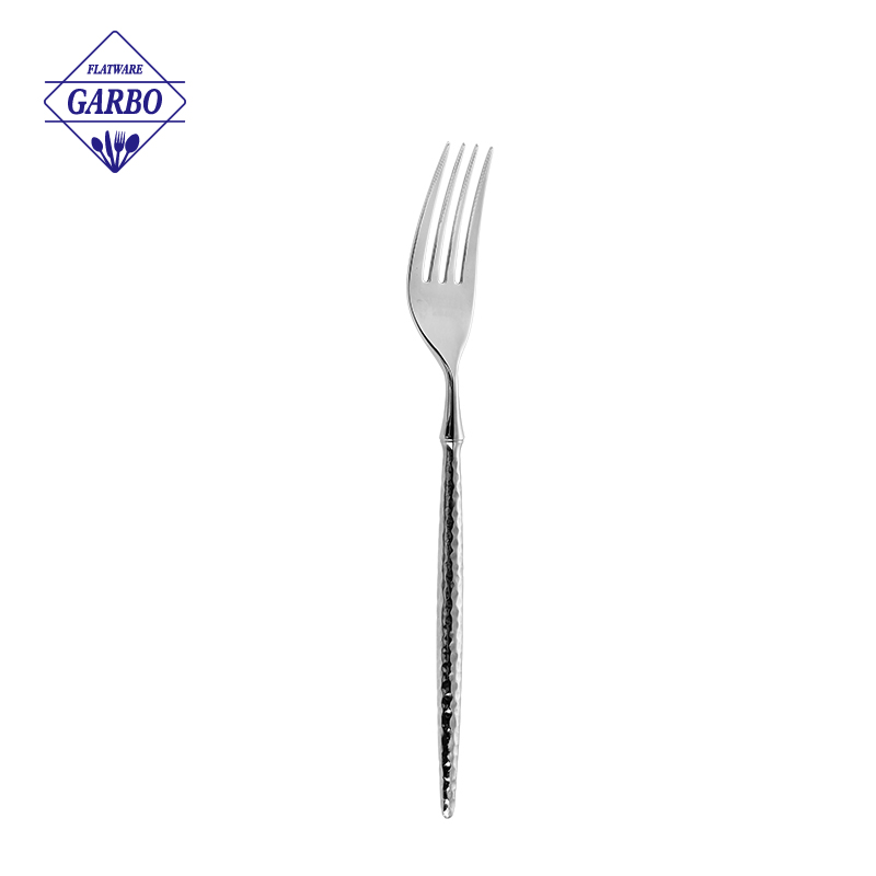 Five-star hotel top 304 sale stainless steel dinner fork with luxury handle