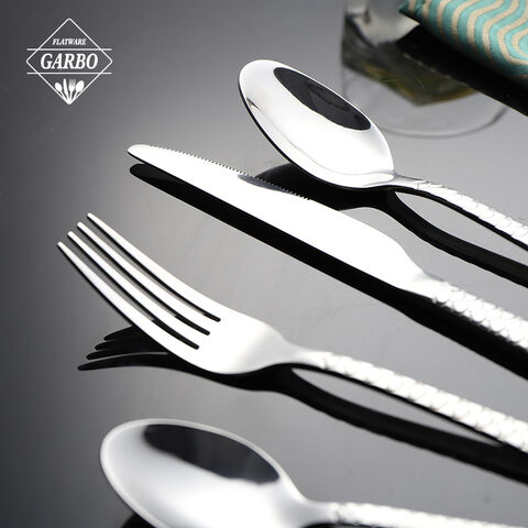Polka Dot Design Handle Stainless Steel Cutlery Set
