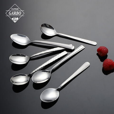 Factory New Arrival Mirror Silver Spoon with Special Handle