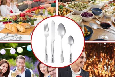 Amazon's Top-Selling Christmas Stainless Steel Cutlery Set for 2024