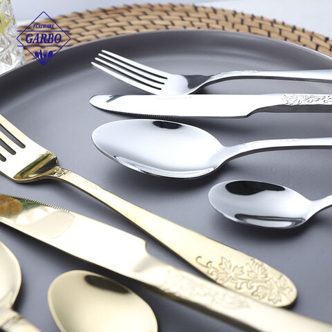 Retro luxury top sale flatware set