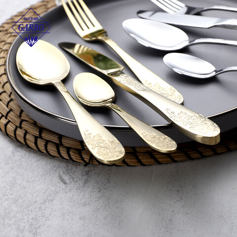 Retro luxury top sale flatware set