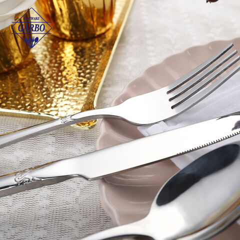 Beautiful 18/10 stainless steel cutlery set