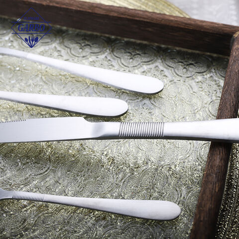 Manufacturer Matte Polish Elegant Silverware Stainless Steel Cutlery