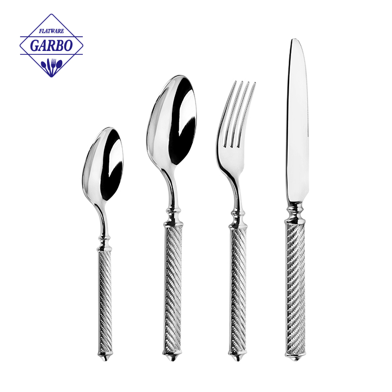 Hot sale European and American high quality 304 stainless steel flatware set