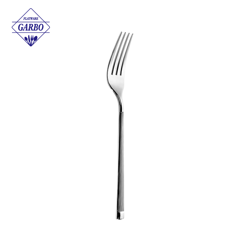 Dishwasher Safe Mirror Polish 304SS 430SS Silverware Dinner Fork