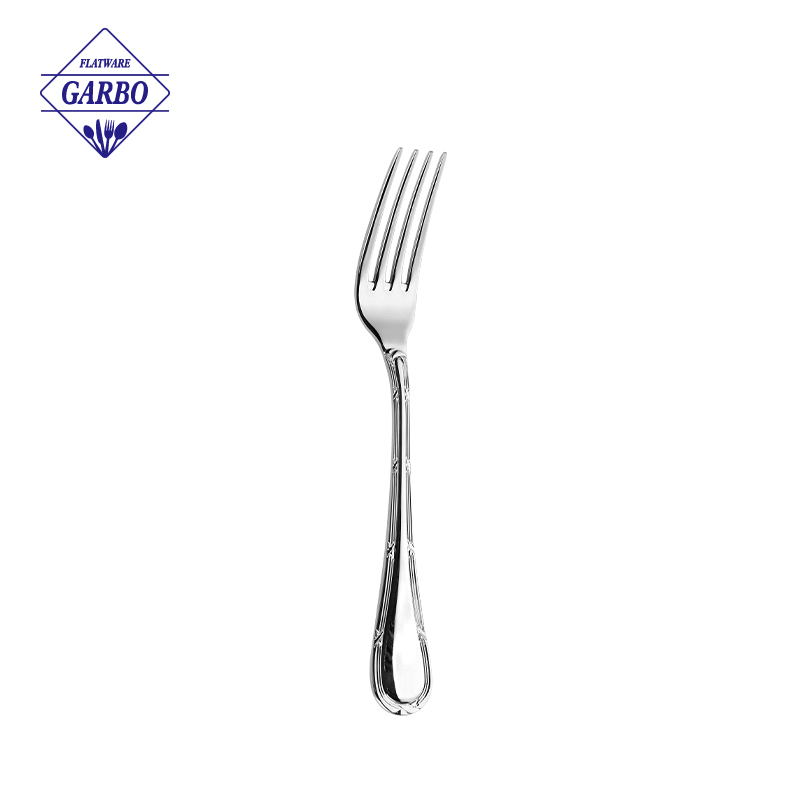 Dishwasher Safe Mirror Polish 304SS 430SS Silverware Dinner Fork