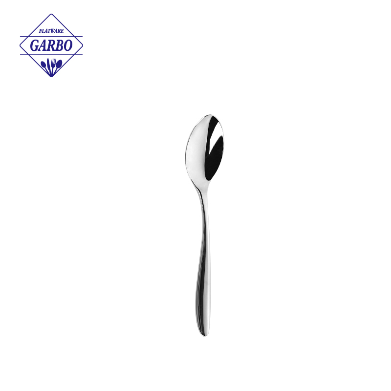 High-end Stainless Steel Soup Spoon With High Quality Polish Silver Flatware