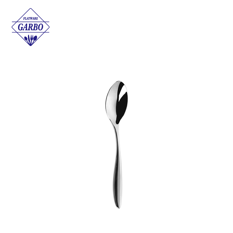 High-end Stainless Steel Soup Spoon With High Quality Polish Silver Flatware