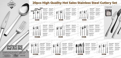 Exquisite and durable home flatware set