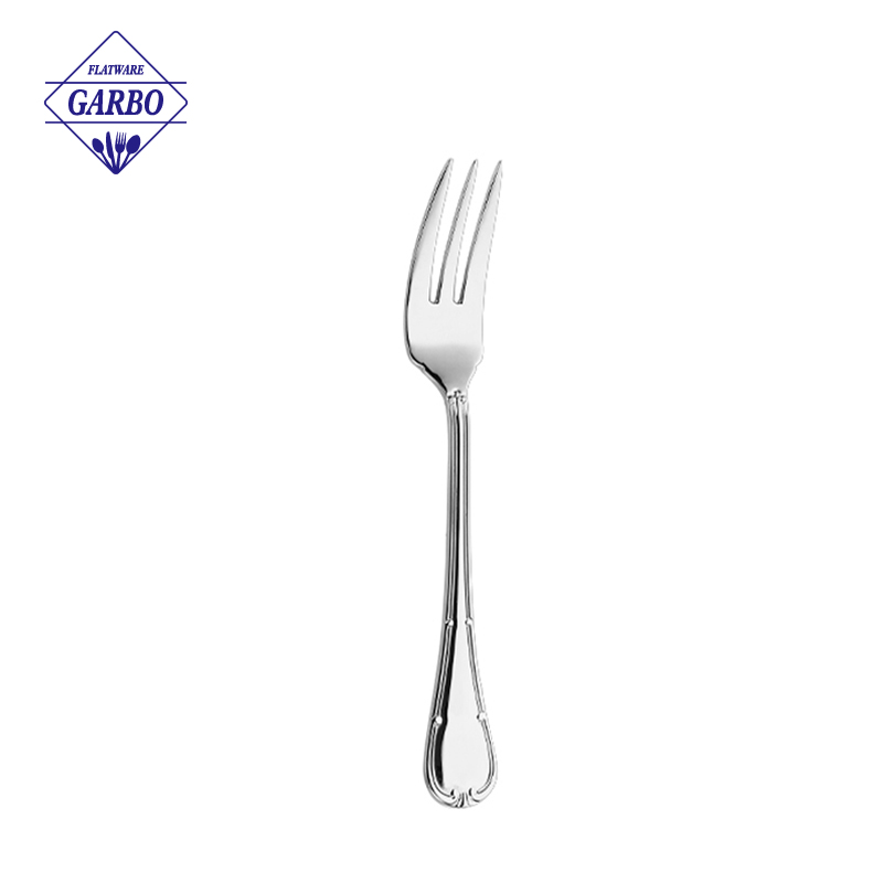 High-end restaurant special stainless steel fork for fish