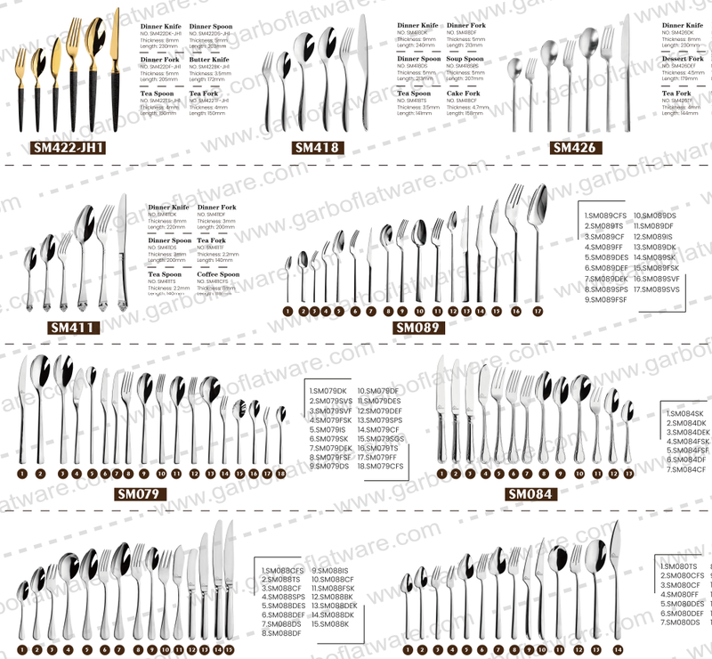 Home Dinner Flatware Cutlery Set Suitable for Gift Party