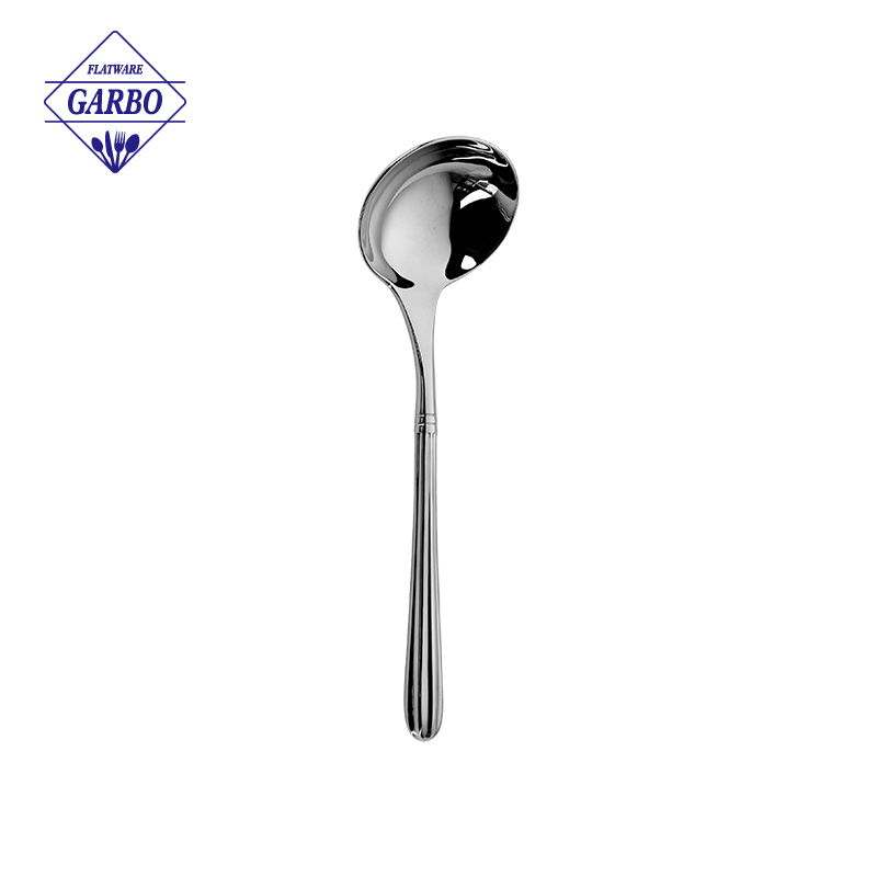 304 Silver Stainless Steel Soup Spoon with High Quality Mirror Polish