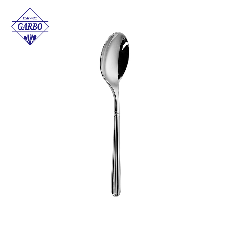 304 Silver Stainless Steel Soup Spoon with High Quality Mirror Polish