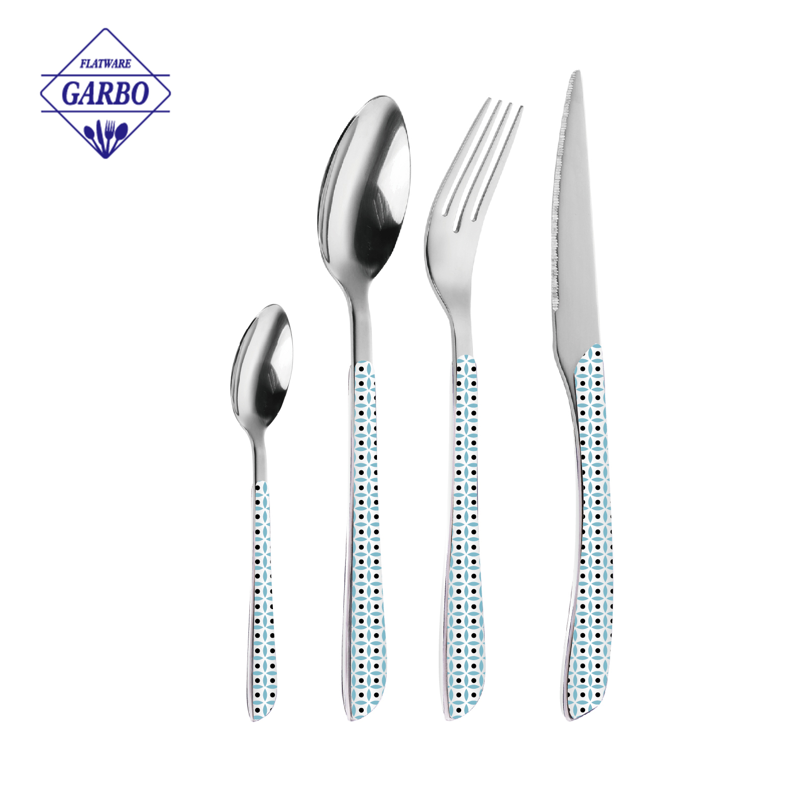 410 Cheap Stainless Steel Cutlery with ABS Plastic Handle