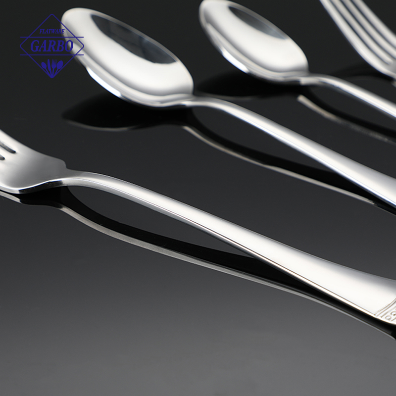 High end 18/0 silverware stainless steel with special handle