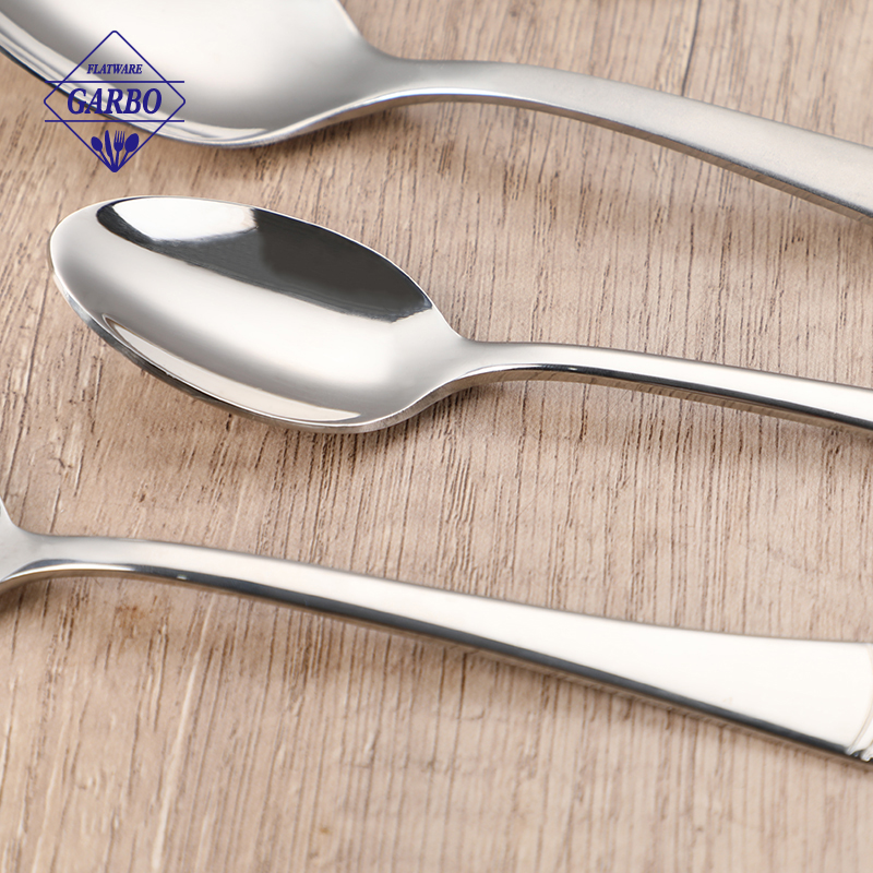 high quality Sliver tea spoon with different design handle 