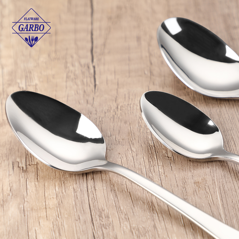 high quality Sliver tea spoon with different design handle 