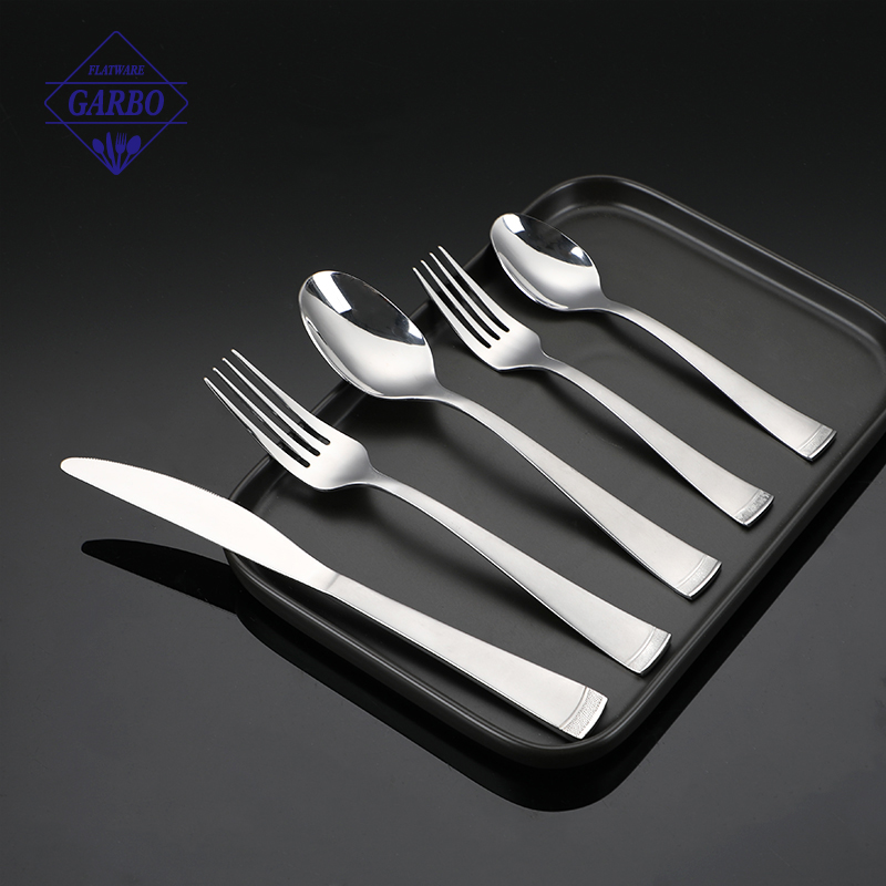 430ss mirror polish 5pcs cutlery sets china manufacture 