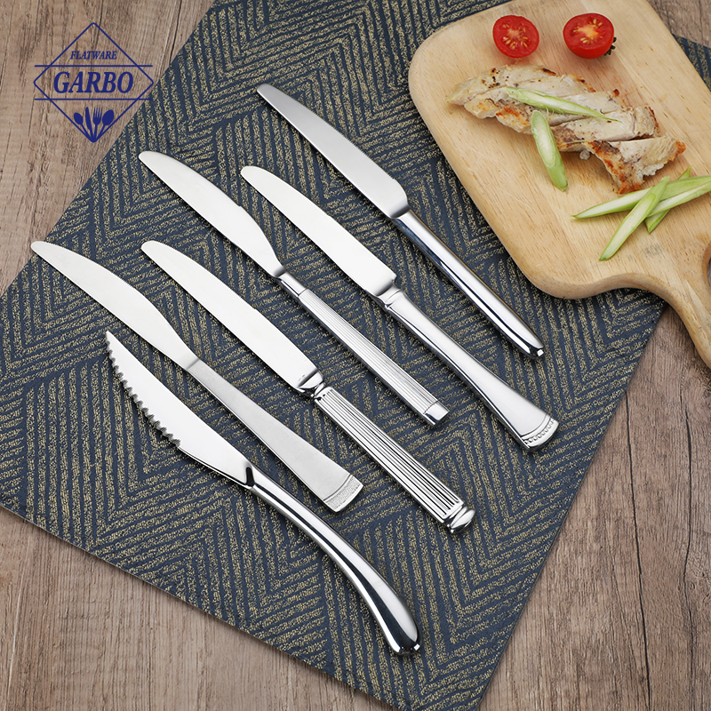 Europe Hot Selling 420 Stainless Steel Durable Sharp Dinner Steak Knife 