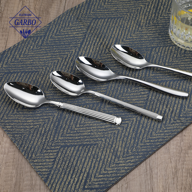 China Factory Silver Stainless Steel Dinner Spoon with 430 Material