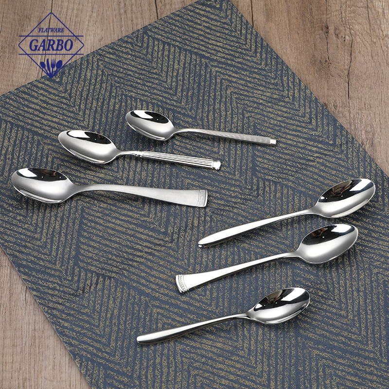 China Factory Silver Stainless Steel Dinner Spoon with 430 Material