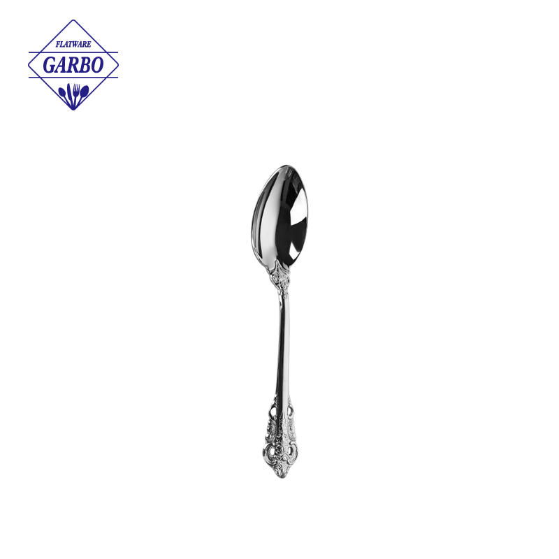 Luxury Grand Baroque Style 18/10 Stainless Steel Small Fruit Fork