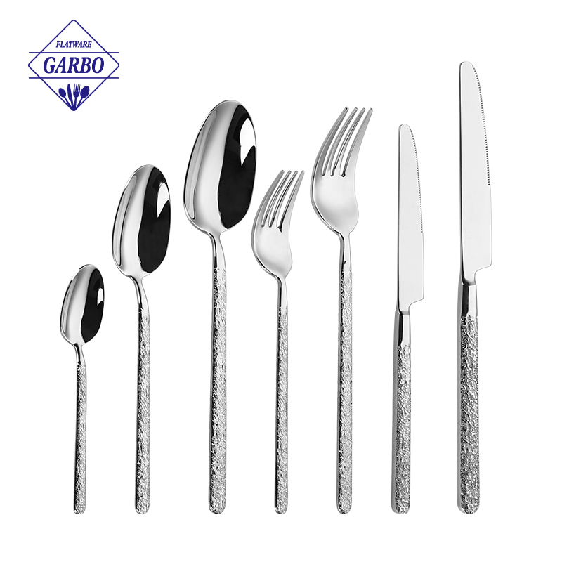 Durable stainless steel flatware set household tableware wholesale