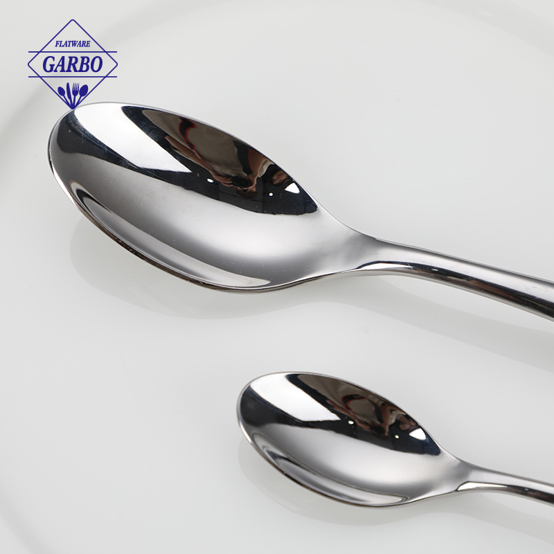 Factory Basic Design Mirror Polished Stainless Steel Cutlery Set