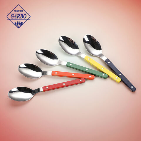 Plastic Handle Dinner Spoon