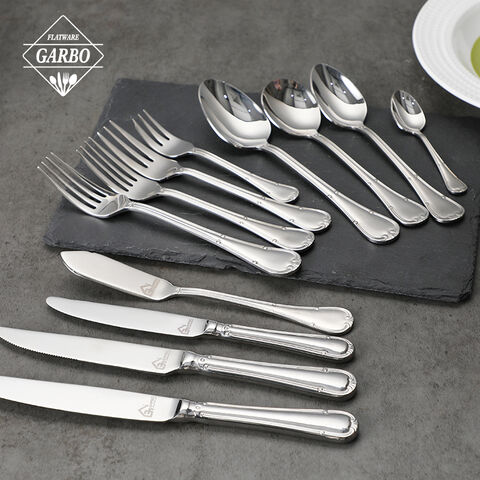 Laser logo flatware