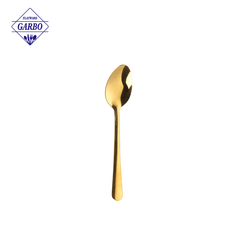 Factory Cheap Price Simple Gold Flatware Stainless Steel Set