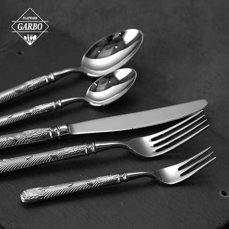 High End 304(18/10) Stainless Steel Cutlery with Creative Heavy Handle