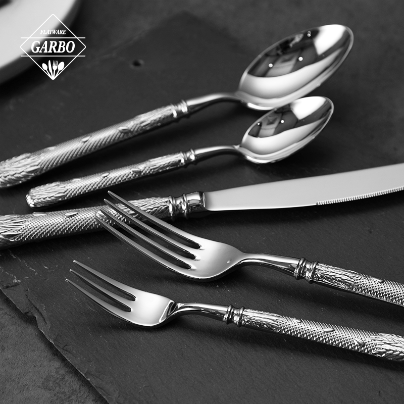 High End 304(18/10) Stainless Steel Cutlery with Creative Heavy Handle