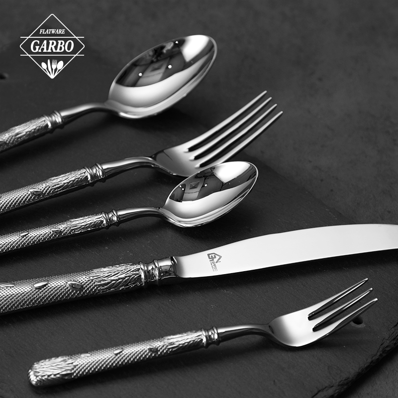 High End 304(18/10) Stainless Steel Cutlery with Creative Heavy Handle