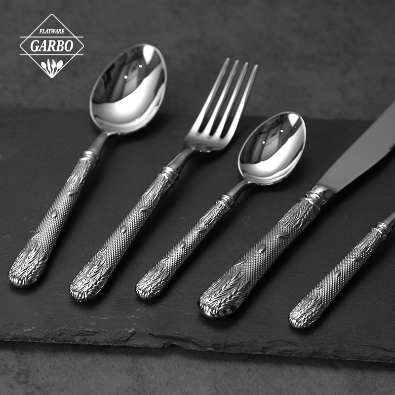 High End 304(18/10) Stainless Steel Cutlery with Creative Heavy Handle