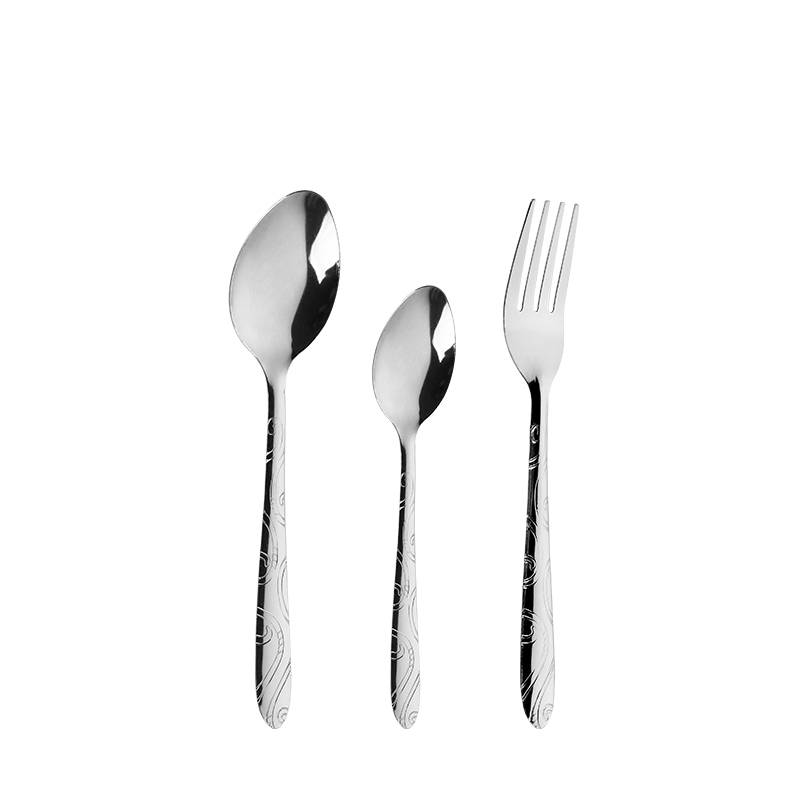 3PCS stainless steel cutlery made from 410ss with cheap price wholesale market in Vietnam